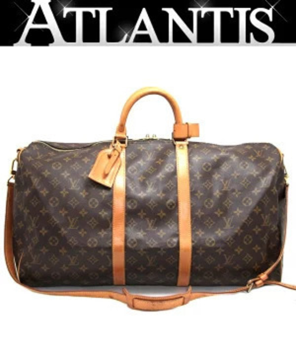 Louis Vuitton Keepall Bandouliere Boston Bag Shoulder Monogram